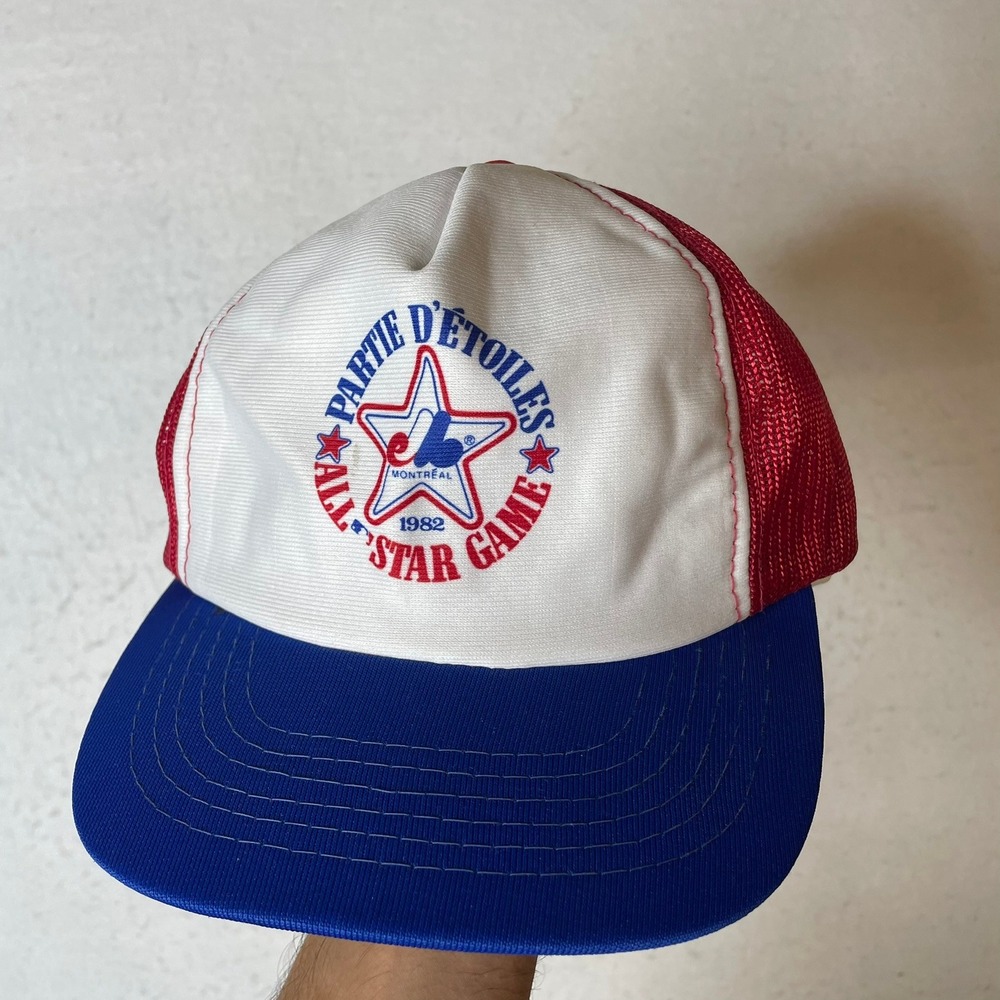 Vintage Montreal 1982 All Star Game Hat Snapback‎ Baseball Cap Beco Major League
